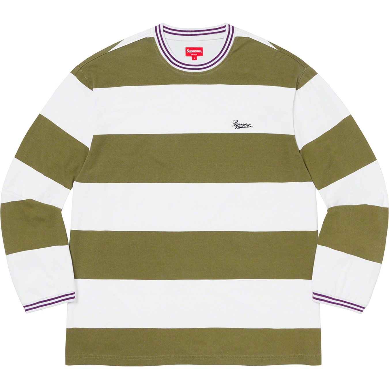 Printed Stripe L/S Top view 4